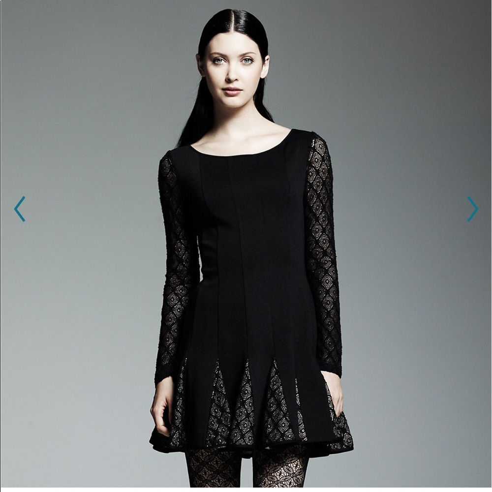 Catherine Malendrino X Kohls  black dress size 4